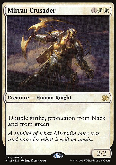 Mirran Crusader, Modern Masters 2015 #25, Magic: The Gathering card
