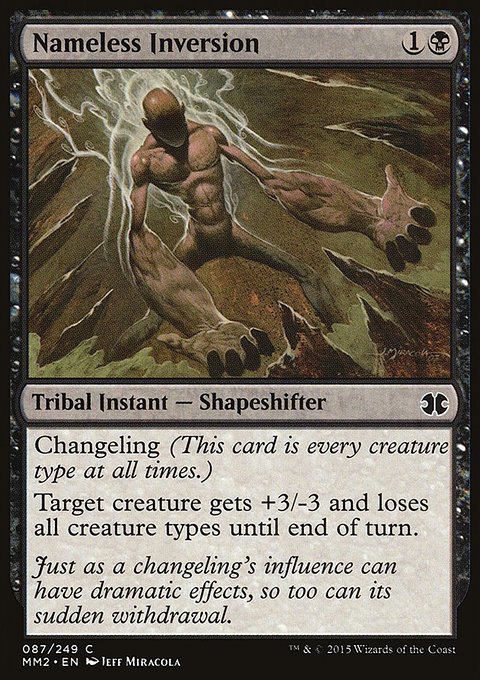 Nameless Inversion, Modern Masters 2015 #87, Magic: The Gathering card