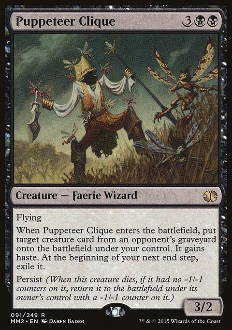 Puppeteer Clique, Modern Masters 2015 #91, Magic: The Gathering card