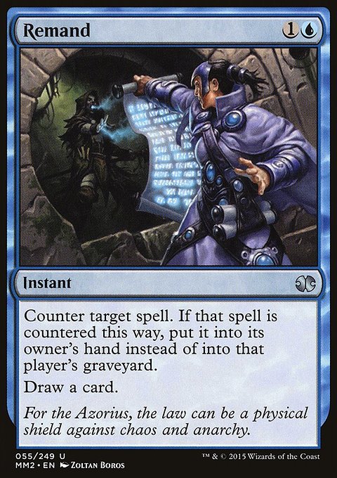 Remand, Modern Masters 2015 #55, Magic: The Gathering card