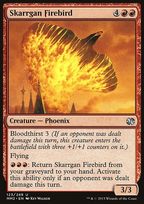 Skarrgan Firebird, Modern Masters 2015 #123, Magic: The Gathering card