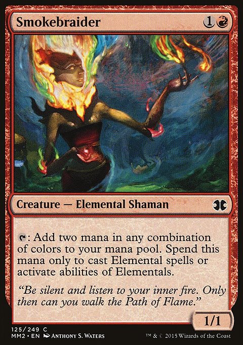 Smokebraider, Modern Masters 2015 #125, Magic: The Gathering card