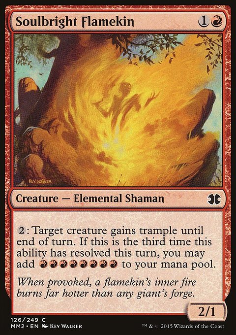 Soulbright Flamekin, Modern Masters 2015 #126, Magic: The Gathering card