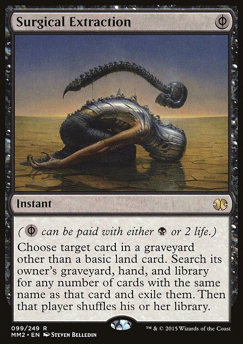 Surgical Extraction, Modern Masters 2015 #99, Magic: The Gathering card