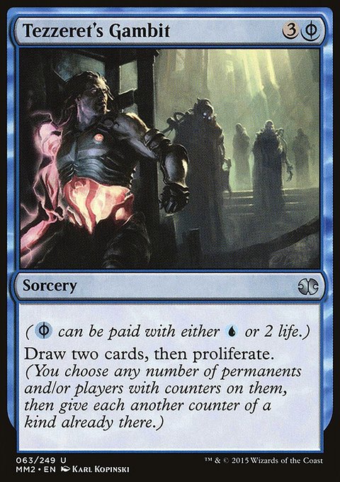 Tezzeret's Gambit, Modern Masters 2015 #63, Magic: The Gathering card