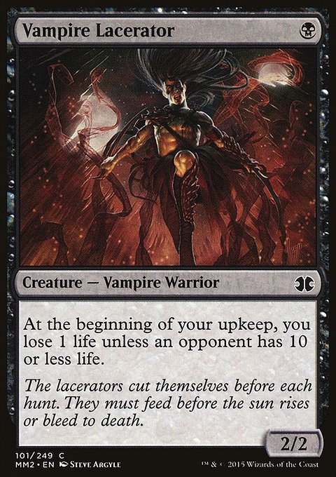 Vampire Lacerator, Modern Masters 2015 #101, Magic: The Gathering card