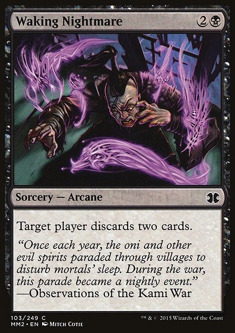 Waking Nightmare, Modern Masters 2015 #103, Magic: The Gathering card