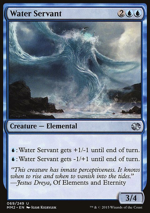 Water Servant, Modern Masters 2015 #69, Magic: The Gathering card