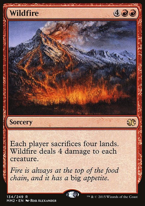 Wildfire, Modern Masters 2015 #134, Magic: The Gathering card