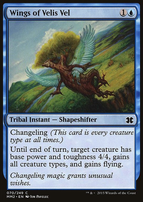Wings of Velis Vel, Modern Masters 2015 #70, Magic: The Gathering card