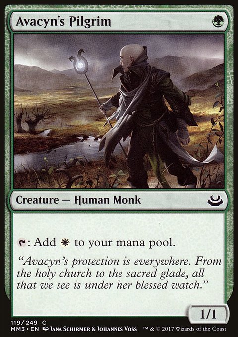 Avacyn's Pilgrim, Modern Masters 2017 #119, Magic: The Gathering card