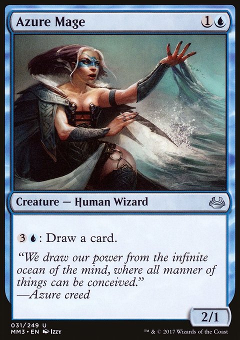 Azure Mage, Modern Masters 2017 #31, Magic: The Gathering card