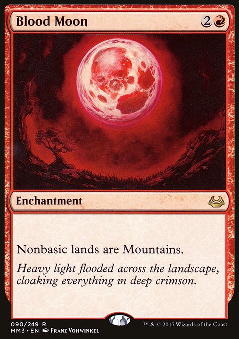 Blood Moon, Modern Masters 2017 #90, Magic: The Gathering card