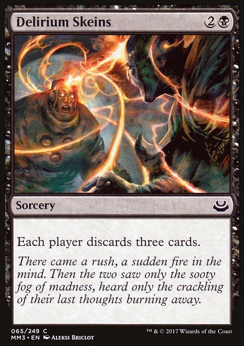 Delirium Skeins, Modern Masters 2017 #65, Magic: The Gathering card