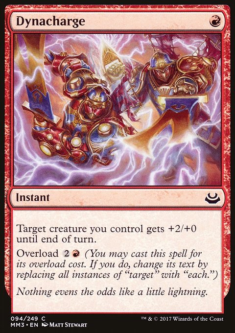 Dynacharge, Modern Masters 2017 #94, Magic: The Gathering card