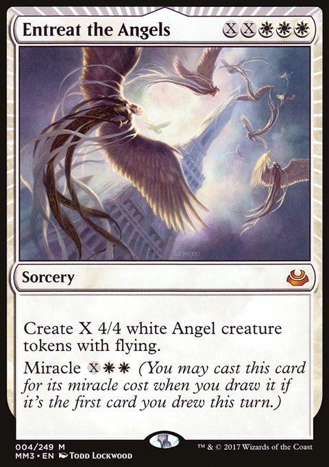 Entreat the Angels, Modern Masters 2017 #4, Magic: The Gathering card
