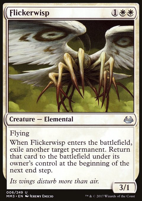 Flickerwisp, Modern Masters 2017 #6, Magic: The Gathering card