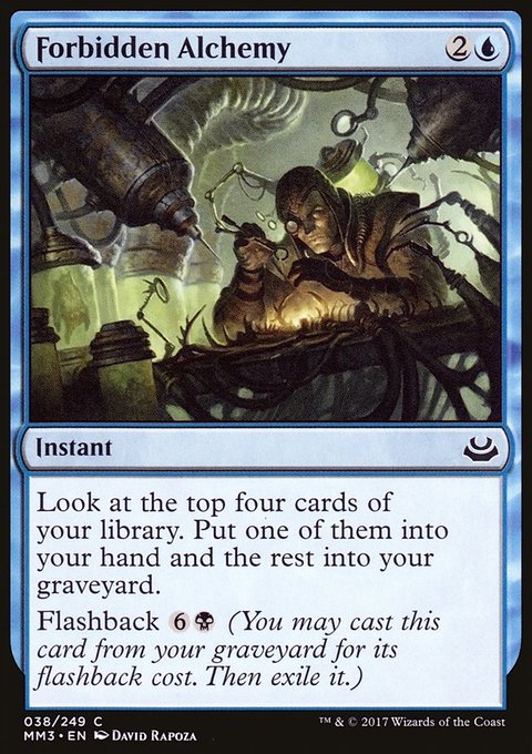 Forbidden Alchemy, Modern Masters 2017 #38, Magic: The Gathering card