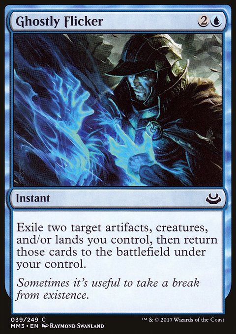 Ghostly Flicker, Modern Masters 2017 #39, Magic: The Gathering card