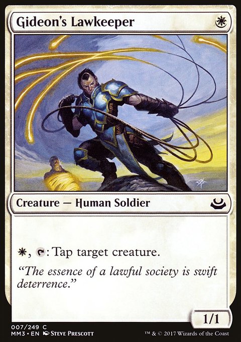 Gideon's Lawkeeper, Modern Masters 2017 #7, Magic: The Gathering card