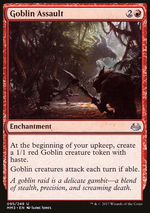 Goblin Assault, Modern Masters 2017 #95, Magic: The Gathering card