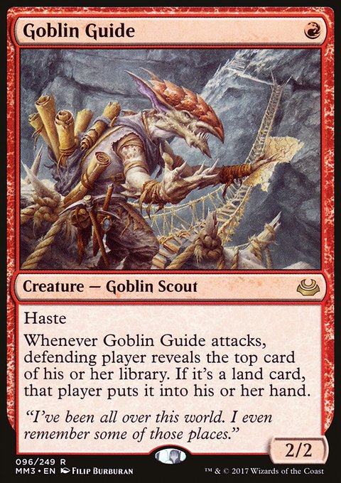Goblin Guide, Modern Masters 2017 #96, Magic: The Gathering card