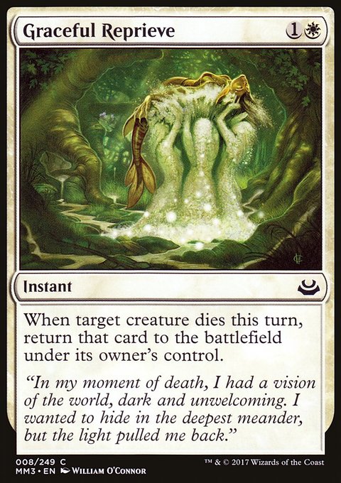 Graceful Reprieve, Modern Masters 2017 #8, Magic: The Gathering card
