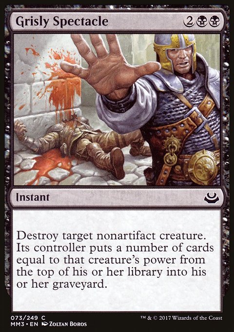 Grisly Spectacle, Modern Masters 2017 #73, Magic: The Gathering card