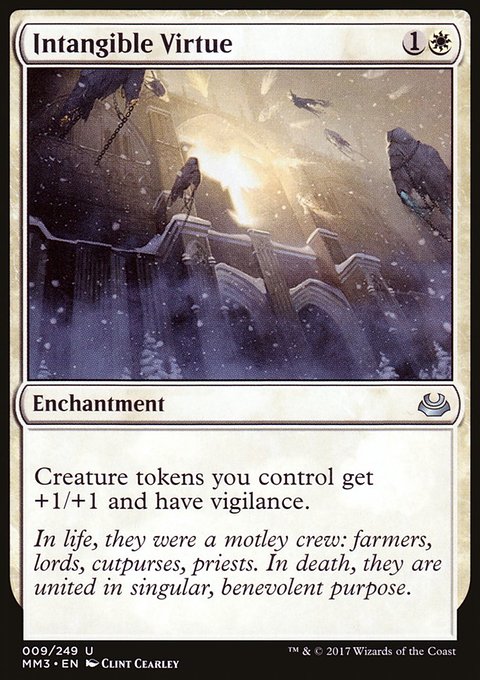 Intangible Virtue, Modern Masters 2017 #9, Magic: The Gathering card