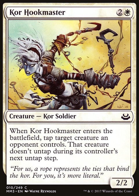 Kor Hookmaster, Modern Masters 2017 #10, Magic: The Gathering card
