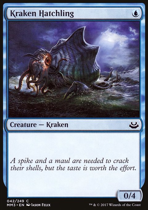 Kraken Hatchling, Modern Masters 2017 #42, Magic: The Gathering card