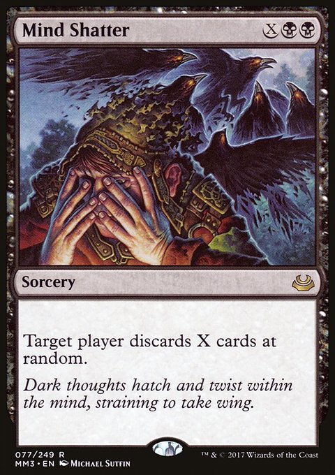 Mind Shatter, Modern Masters 2017 #77, Magic: The Gathering card