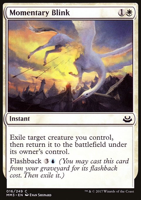 Momentary Blink, Modern Masters 2017 #16, Magic: The Gathering card