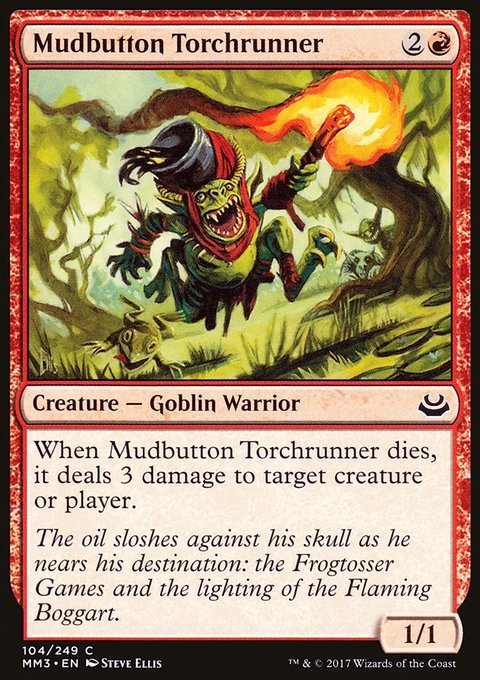 Mudbutton Torchrunner, Modern Masters 2017 #104, Magic: The Gathering card