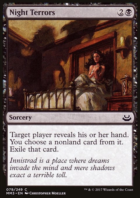 Night Terrors, Modern Masters 2017 #79, Magic: The Gathering card