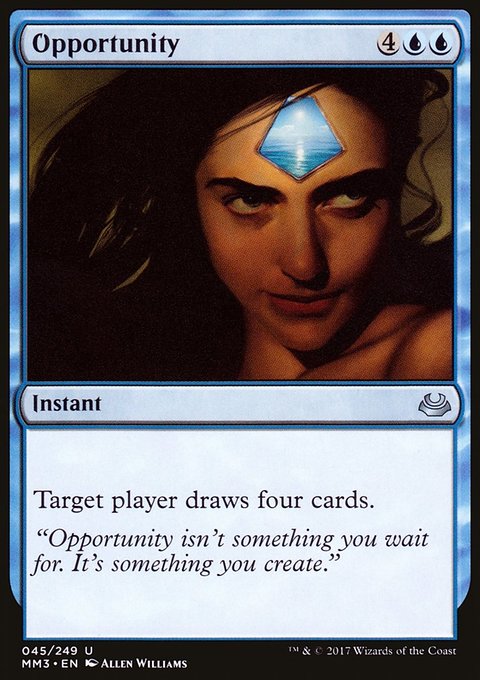 Opportunity, Modern Masters 2017 #45, Magic: The Gathering card