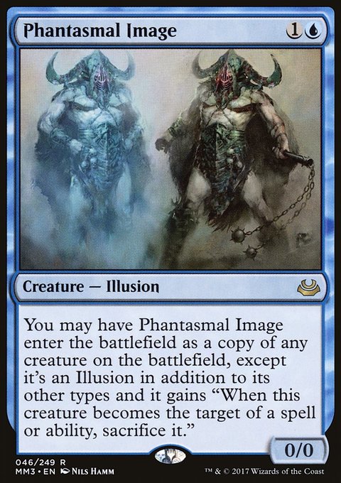 Phantasmal Image, Modern Masters 2017 #46, Magic: The Gathering card