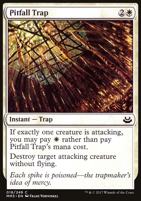 Pitfall Trap, Modern Masters 2017 #18, Magic: The Gathering card