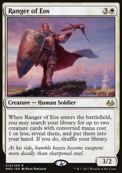 Ranger of Eos, Modern Masters 2017 #19, Magic: The Gathering card