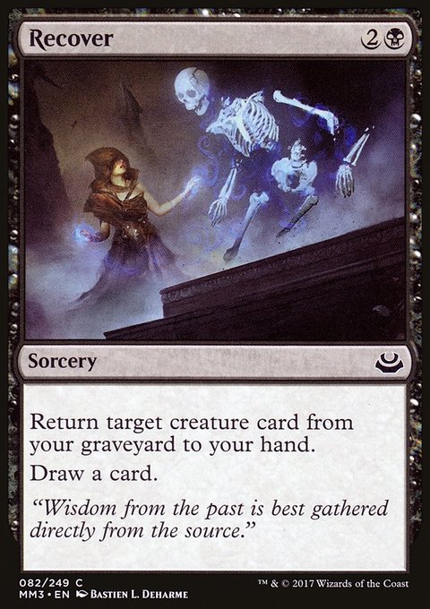 Recover, Modern Masters 2017 #82, Magic: The Gathering card
