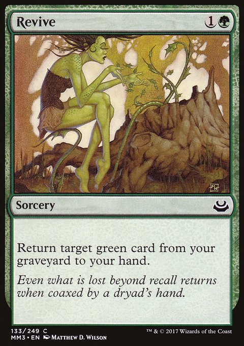 Revive, Modern Masters 2017 #133, Magic: The Gathering card