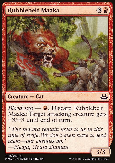 Rubblebelt Maaka, Modern Masters 2017 #109, Magic: The Gathering card