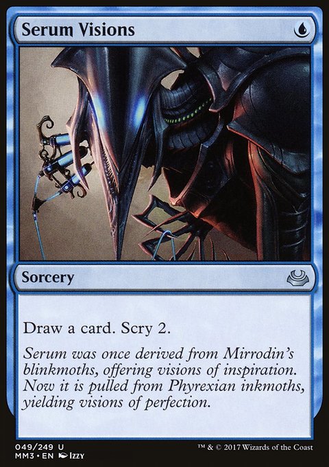 Serum Visions, Modern Masters 2017 #49, Magic: The Gathering card