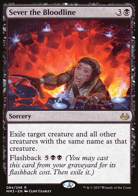 Sever the Bloodline, Modern Masters 2017 #84, Magic: The Gathering card
