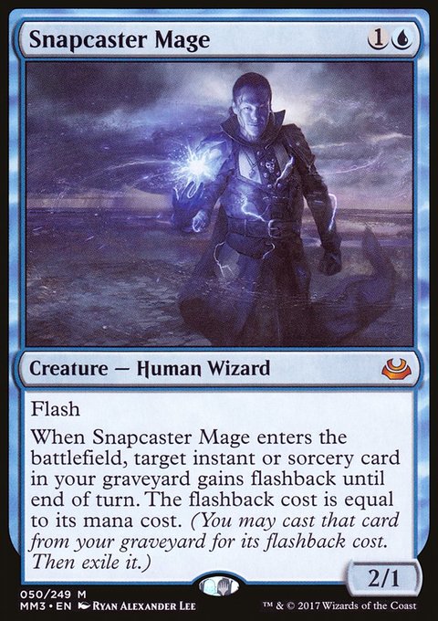 Snapcaster Mage, Modern Masters 2017 #50, Magic: The Gathering card