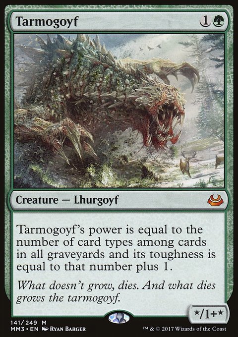 Tarmogoyf, Modern Masters 2017 #141, Magic: The Gathering card