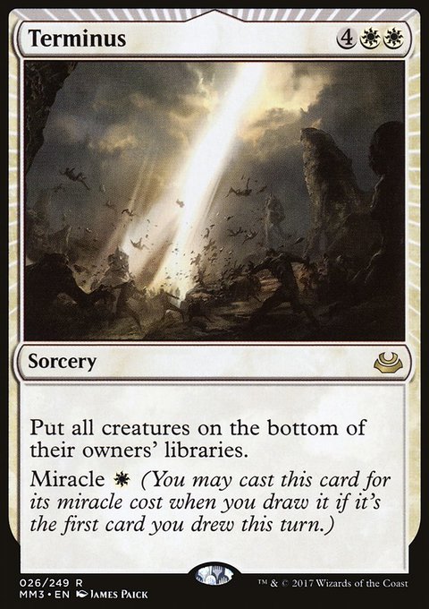 Terminus, Modern Masters 2017 #26, Magic: The Gathering card