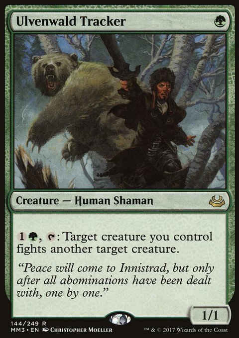 Ulvenwald Tracker, Modern Masters 2017 #144, Magic: The Gathering card