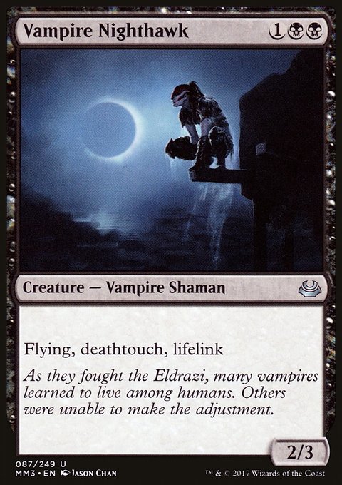 Vampire Nighthawk, Modern Masters 2017 #87, Magic: The Gathering card