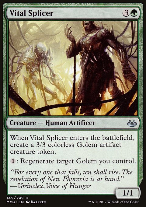 Vital Splicer, Modern Masters 2017 #145, Magic: The Gathering card